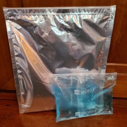 Pochette zippée avec gel intégré | Vue de face